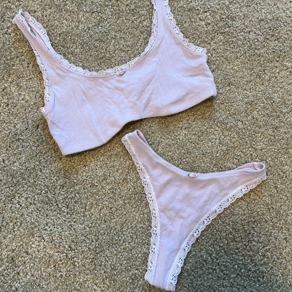 (sold) skims pointelle matching set - Picture 3 of 5